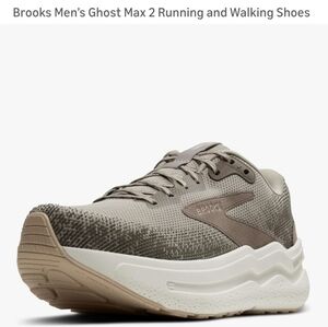 Brooks Ghost Max 2 Men's / Women's Sneakers in Gray and Cream New